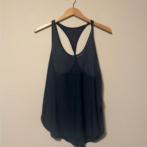 Lululemon Women's Navy Blue Sleeveless Top